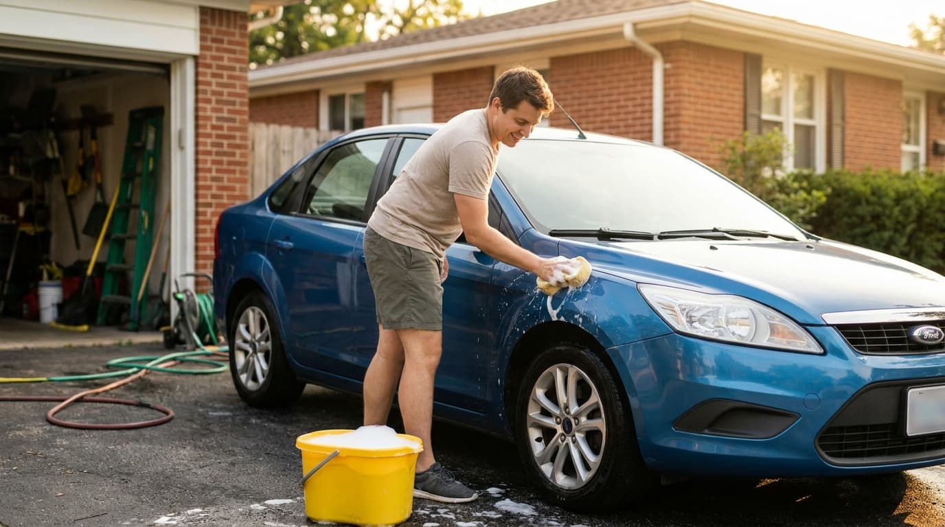 5 common mistakes when washing your car at home