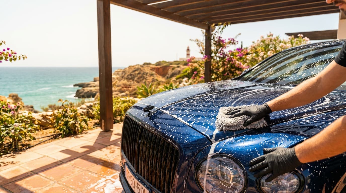 How often should you wash your car in the Algarve?