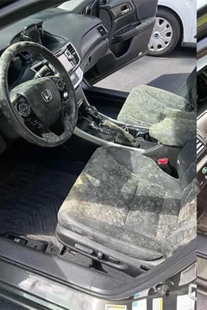 Honda Accord: interior completamente transformado — bancos, painel e tapetes — before